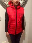 Red Vest with detachable hood