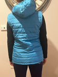 Blue Vest with detachable hood