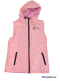 Pink Vest with detachable hood