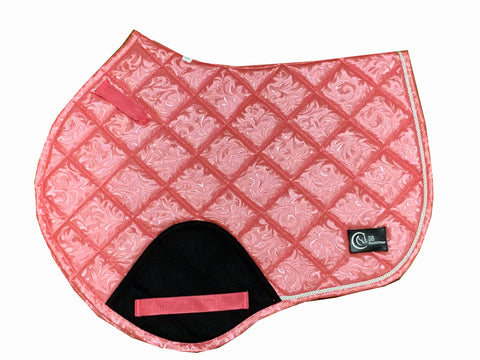 Pink Pattern Jump saddle pad