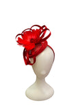 Red Fascinator