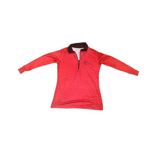 Red base layer long sleeve