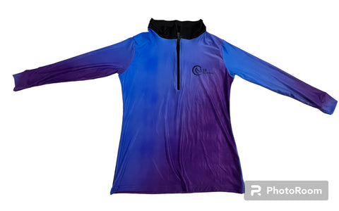 Blue/Purple Ombre base layer long sleeve