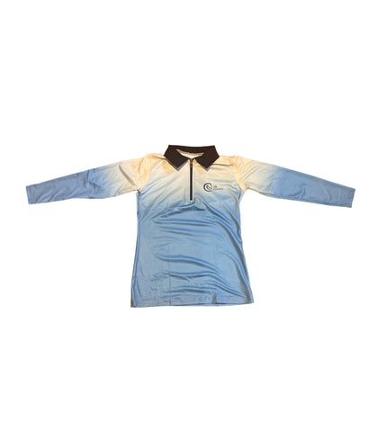Blue Ombre base layer long sleeve