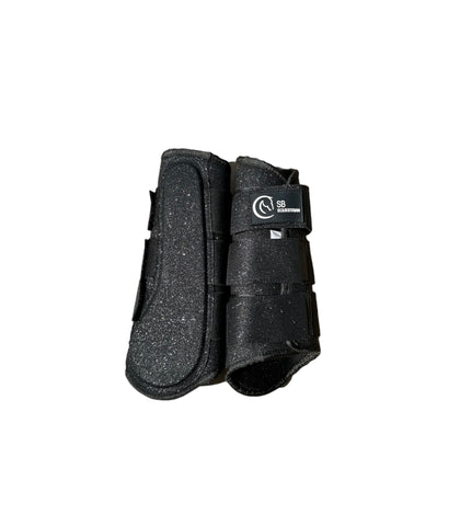 Black Glitter Brushing boots