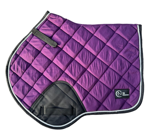 Purple Jump saddle pad