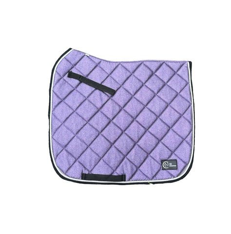 Purple Glitter Dressage saddle pad