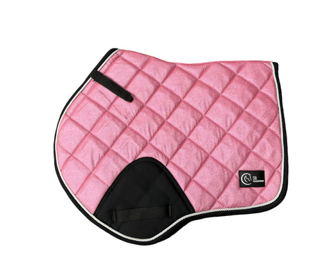 Pink Glitter Jump saddle pad