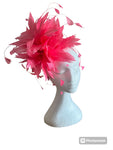 Pink Feather Fascinator