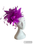 Purple Feather Fascinator