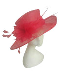 Red Sinamay Hat