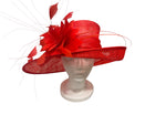 Red Sinamay Hat