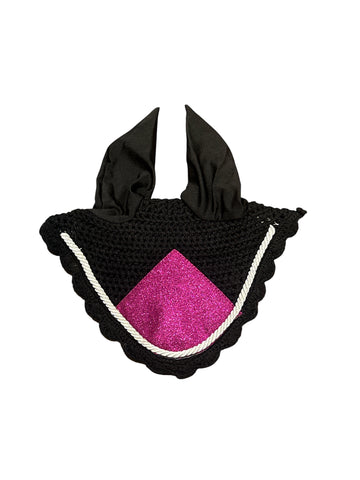 Hot Pink Glitter Bonnet