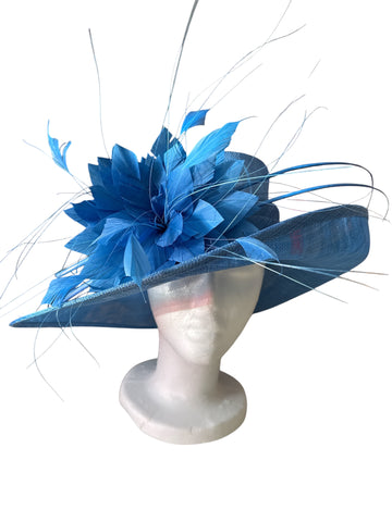 Blue Sinamay Hat