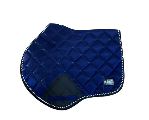 Royal Blue Premium Satin  Jump saddle pad