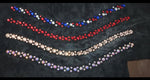 Tri Colour Hot Fix Bling Browband